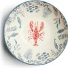 Riviera Maison Serveerschaal Keramiek, Ronde Kom Voor Salades, Fruit, Snacks - First Catch Bowl - Blauw - Keramiek - Maat M -Keukenserie Winkel 1200x1168 3