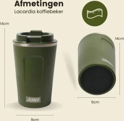 LaCardia Koffiebeker To Go Premium Groen – Thermosbeker – Theebeker – 380ML – Herbruikbaar 17 LaCardia Koffiebeker To Go Premium Groen – Thermosbeker – Theebeker – 380ML – Herbruikbaar -Keukenserie Winkel 1200x1171 1