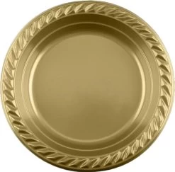 25 PP Borden Goud 22.8 Cm , 9" - Feest / Verjaardag / BBQ Borden - Party Plates Gold -Keukenserie Winkel 1200x1180 2
