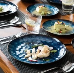 Serviesset 8 Personen - 24 Delig - Handgemaakt - Blauw -Keukenserie Winkel 1200x1185 7