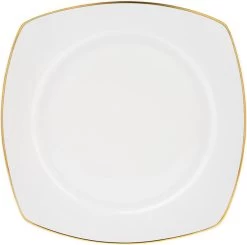 Karaca Adelia -24 Delig-voor 6 Personen -porselein -gouden Half Vierkant Serviesset-goud&wit -Keukenserie Winkel 1200x1188 3