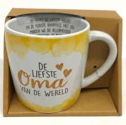 Enjoy Mok - De Liefste Oma Van De Wereld - Met Binnen Tekst - Koffie Mok - Beker - Moederdag - Liefde - Verjaardagscadeau 10 Enjoy Mok - De Liefste Oma Van De Wereld - Met Binnen Tekst - Koffie Mok - Beker - Moederdag - Liefde - Verjaardagscadeau -Keukenserie Winkel 1200x1189 2