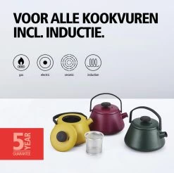 BRABANTIA T-TIME Donkergroene Theepot - Gietijzer - 0,7 L - Inclusief Zeefje 12 BRABANTIA T-TIME Donkergroene Theepot - Gietijzer - 0,7 L - Inclusief Zeefje -Keukenserie Winkel 1200x1194 5