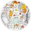 Blond Amsterdam, Dier: Bord 22cm Cat Lover -Keukenserie Winkel 1200x1197 22