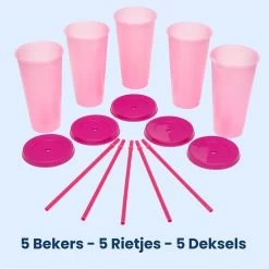 Herbruikbare Bekers Met Rietje En Deksel Van Plastic – Starbucks Design – Drinkbekers Met Rietje – Kleur Veranderende Beker – 5 Pack 19 Herbruikbare Bekers Met Rietje En Deksel Van Plastic – Starbucks Design – Drinkbekers Met Rietje – Kleur Veranderende Beker – 5 Pack -Keukenserie Winkel 1200x1198 15