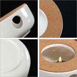 ConBlom Keramische Theepot, Warmer, Theewarmer, Koffiewarmer, Stoofje, Met Kurk-stoofje, Theepot Basis, Theefornuis, Melkwarmer Voor Thuis, Café, Theemelk (zonder Kaars En Theepot) 13 ConBlom Keramische Theepot, Warmer, Theewarmer, Koffiewarmer, Stoofje, Met Kurk-stoofje, Theepot Basis, Theefornuis, Melkwarmer Voor Thuis, Café, Theemelk (zonder Kaars En Theepot) -Keukenserie Winkel 1200x1199 3