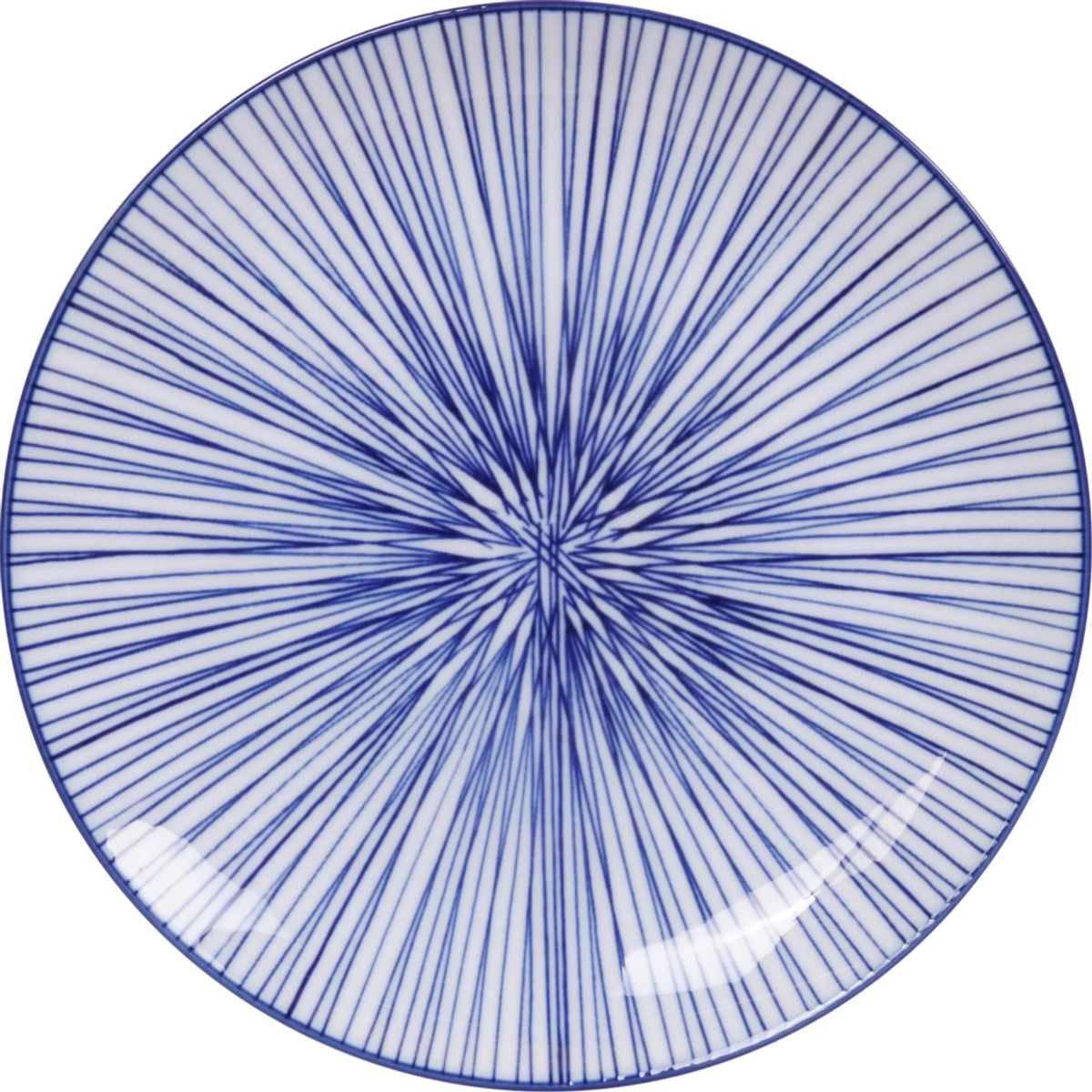 Tokyo Design Studio | Nippon Blue | Set Van 4 Borden Ø 25,7 Cm | Porselein 6 Tokyo Design Studio | Nippon Blue | Set Van 4 Borden Ø 25,7 Cm | Porselein - Afbeelding 4