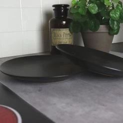 Orange85 Bordenset - Dinerbord - Borden - Plat - Set Van 6 - Mat Zwart - Diameter 27cm - Aardewerk - Servies -Keukenserie Winkel 1200x1200 1028