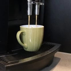 Orange85 Koffiekopjes Gekleurd - Set Van 6 - Koffiemokken - Streep - 200 Ml - Reliëf - Aardewerk - Met Oor - Theemokken -Keukenserie Winkel 1200x1200 106