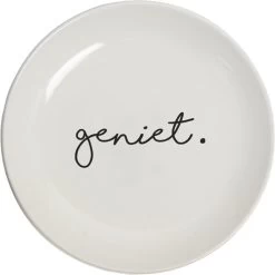 Bord Set Van 4 Stuks ø15cm . Met Tekst Geniet / Lekker/ Vandaag Is Mijn Lievelingsdag /hondje Gusta -Keukenserie Winkel 1200x1200 1063