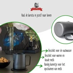 Krumble Melkkannetje 300ml / RVS Melkopschuimkan / Melkkan / Antraciet - Zwart 14 Krumble Melkkannetje 300ml / RVS Melkopschuimkan / Melkkan / Antraciet - Zwart -Keukenserie Winkel 1200x1200 1085