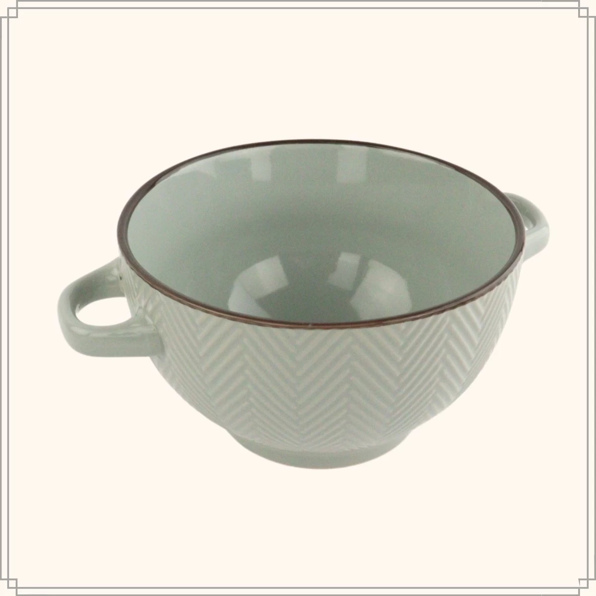 OTIX Soepkommen - Met Oor - Set Van 4 - Verschillende Kleuren - Aardewerk - 680 Ml 4 OTIX Soepkommen - Met Oor - Set Van 4 - Verschillende Kleuren - Aardewerk - 680 Ml - Afbeelding 2