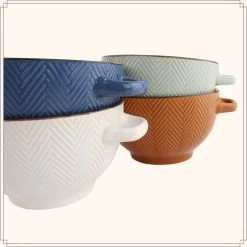 OTIX Soepkommen - Met Oor - Set Van 4 - Verschillende Kleuren - Aardewerk - 680 Ml 13 OTIX Soepkommen - Met Oor - Set Van 4 - Verschillende Kleuren - Aardewerk - 680 Ml -Keukenserie Winkel 1200x1200 1113