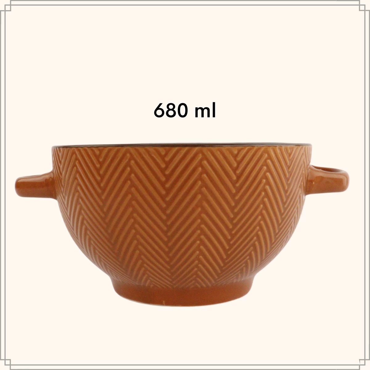 OTIX Soepkommen - Met Oor - Set Van 4 - Verschillende Kleuren - Aardewerk - 680 Ml 10 OTIX Soepkommen - Met Oor - Set Van 4 - Verschillende Kleuren - Aardewerk - 680 Ml - Afbeelding 8