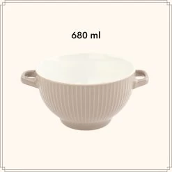 OTIX Soepkommen - Set Van 6 - Met Oor - Stapelbaar - Aardewerk - 680 Ml - 6 Kleuren -Keukenserie Winkel 1200x1200 1153