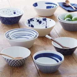 Royal Doulton Pacific - Schaaltjes Voor Snacks - Kommen - Porselein - Wit / Blauw - ⌀ 11 Cm - 6 Stuks -Keukenserie Winkel 1200x1200 1157