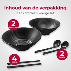Dayshake Noodle Kom Set - 2 Sets - Noodles Ramen Servies - Noodle Bowl - Japanse Ramen Bowl -Keukenserie Winkel 1200x1200 1179