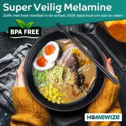 Homewize Ramen Bowl 3x - Set 14-delig - Noodle Kom Set Met Soeplepels & Eetstokjes - Sterk & Vaatwasserbestendig Japans Melamine Servies - Stijlvolle Noodle Bowl Set Voor 3 Personen - Duurzaam Cadeau 14 Homewize Ramen Bowl 3x - Set 14-delig - Noodle Kom Set Met Soeplepels & Eetstokjes - Sterk & Vaatwasserbestendig Japans Melamine Servies - Stijlvolle Noodle Bowl Set Voor 3 Personen - Duurzaam Cadeau -Keukenserie Winkel 1200x1200 1188