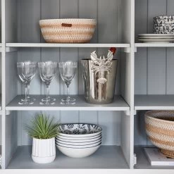 Riviera Maison Serveerschaal Keramiek, Ronde Kom Voor Salades, Fruit, Snacks - First Catch Bowl - Blauw - Keramiek - Maat M -Keukenserie Winkel 1200x1200 1209