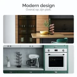 Goliving Eierrek - Eierhouder - Eiermand - Eieren Bewaren - Draaibaar - Ruimtebesparend - RVS - Zwart -Keukenserie Winkel 1200x1200 1217