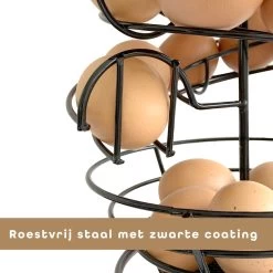 Eiermand – Eierrek – Eierhouder – Eieren – Zwart - Pasen - Tot 40 Eieren - BAULK® -Keukenserie Winkel 1200x1200 1237