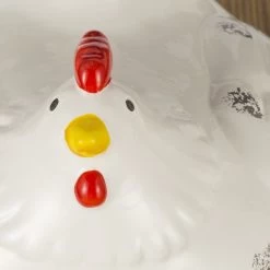 Eiermand Draadstaal Kip Wit Eierrek Eierhouder Eieren Bewaren Metaal Fruitschaal -Keukenserie Winkel 1200x1200 1244