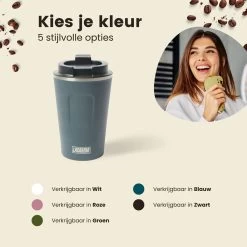 LaCardia Koffiebeker To Go Premium Blauw – Thermosbeker – Theebeker – 380ML – Herbruikbaar -Keukenserie Winkel 1200x1200 16