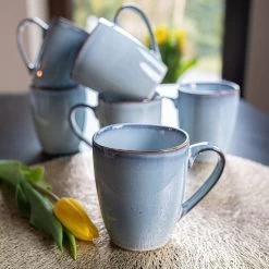 Koffiekopjes - Cappuccino Kop - Theemok - Koffiebeker - Blauw - 320ml - Set Van 6 11 Koffiekopjes - Cappuccino Kop - Theemok - Koffiebeker - Blauw - 320ml - Set Van 6 -Keukenserie Winkel 1200x1200 175