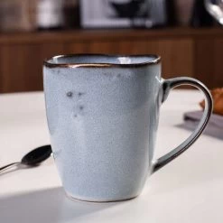 Koffiekopjes - Cappuccino Kop - Theemok - Koffiebeker - Blauw - 320ml - Set Van 6 12 Koffiekopjes - Cappuccino Kop - Theemok - Koffiebeker - Blauw - 320ml - Set Van 6 -Keukenserie Winkel 1200x1200 176