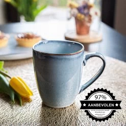 Koffiekopjes - Cappuccino Kop - Theemok - Koffiebeker - Blauw - 320ml - Set Van 6 13 Koffiekopjes - Cappuccino Kop - Theemok - Koffiebeker - Blauw - 320ml - Set Van 6 -Keukenserie Winkel 1200x1200 177