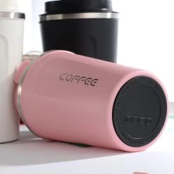 Koffiebeker To Go | Lekvrije Thermosbeker | Thermosfles | RVS Reisbeker | Dubbelwandige Travel Mug | 350 Ml | Roze -Keukenserie Winkel 1200x1200 216