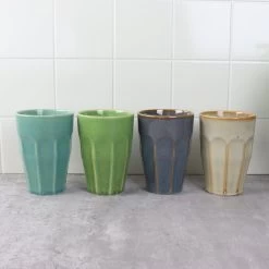 Orange85 Cappuccino Mokken - Latte Macchiato Glazen - 330 Ml - Hittebestendig - Set Van 4 - Porselein - Multicolor - Cappuccino Glazen - Cappuccino Kopjes -Keukenserie Winkel 1200x1200 246