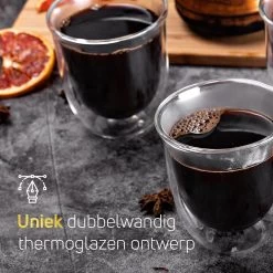 Dubbelwandige ESPRESSO Glazen Van Borosilicaat - Warme En Koude Dranken Kopjes - 70 ML - Set Van 6 19 Dubbelwandige ESPRESSO Glazen Van Borosilicaat - Warme En Koude Dranken Kopjes - 70 ML - Set Van 6 -Keukenserie Winkel 1200x1200 25
