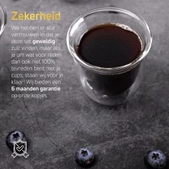 Dubbelwandige ESPRESSO Glazen Van Borosilicaat - Warme En Koude Dranken Kopjes - 70 ML - Set Van 6 22 Dubbelwandige ESPRESSO Glazen Van Borosilicaat - Warme En Koude Dranken Kopjes - 70 ML - Set Van 6 -Keukenserie Winkel 1200x1200 27