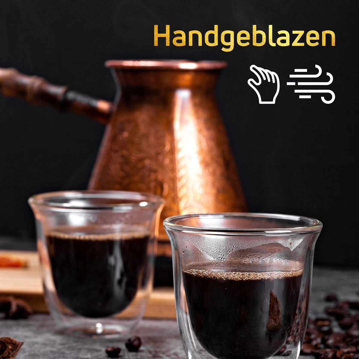 Dubbelwandige ESPRESSO Glazen Van Borosilicaat - Warme En Koude Dranken Kopjes - 70 ML - Set Van 6 14 Dubbelwandige ESPRESSO Glazen Van Borosilicaat - Warme En Koude Dranken Kopjes - 70 ML - Set Van 6 - Afbeelding 12