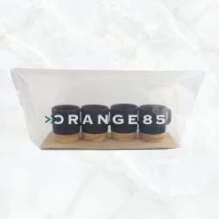 Orange85 Espresso Kopjes - Zwart - Set Van 4 - Met Bamboe Onderzetter - Met Oor - Koffiekopjes -Keukenserie Winkel 1200x1200 304