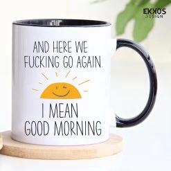 Goodmorning Mok - Mok Met Tekst - Grappige Mok - Verjaardag Cadeau - Cadeau Voor Man - Cadeau Voor Vrouw - Cadeau Voor Haar - Cadeau Voor Hem - Grappige Cadeau - Thee Glazen - Valentijn Cadeautjes - Koffiekopjes -Keukenserie Winkel 1200x1200 319