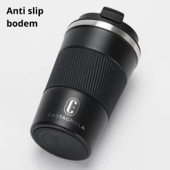 Castagnola Design RVS Koffiebeker To Go - Zwart - 380ml - Thermosbeker - Theebeker -Keukenserie Winkel 1200x1200 351