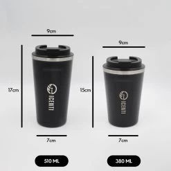 ICENTI - RVS Koffiebeker To Go - 380ml – Groen - Thermosbeker - Lekvrij - Dubbelwandig - Koffie Beker - Theebeker – Coffeemugg - Theemugg -Keukenserie Winkel 1200x1200 371