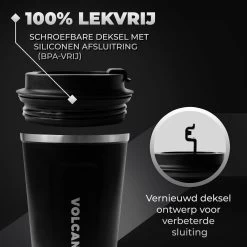 Volcan RVS Koffiebeker To Go - Thermosbeker - Theebeker - Coffee - Zwart -Keukenserie Winkel 1200x1200 40