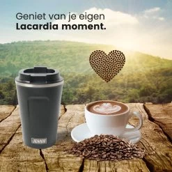 LaCardia Koffiebeker To Go Premium Zwart – Thermosbeker – Theebeker – 380ML – Herbruikbaar 19 LaCardia Koffiebeker To Go Premium Zwart – Thermosbeker – Theebeker – 380ML – Herbruikbaar -Keukenserie Winkel 1200x1200 400