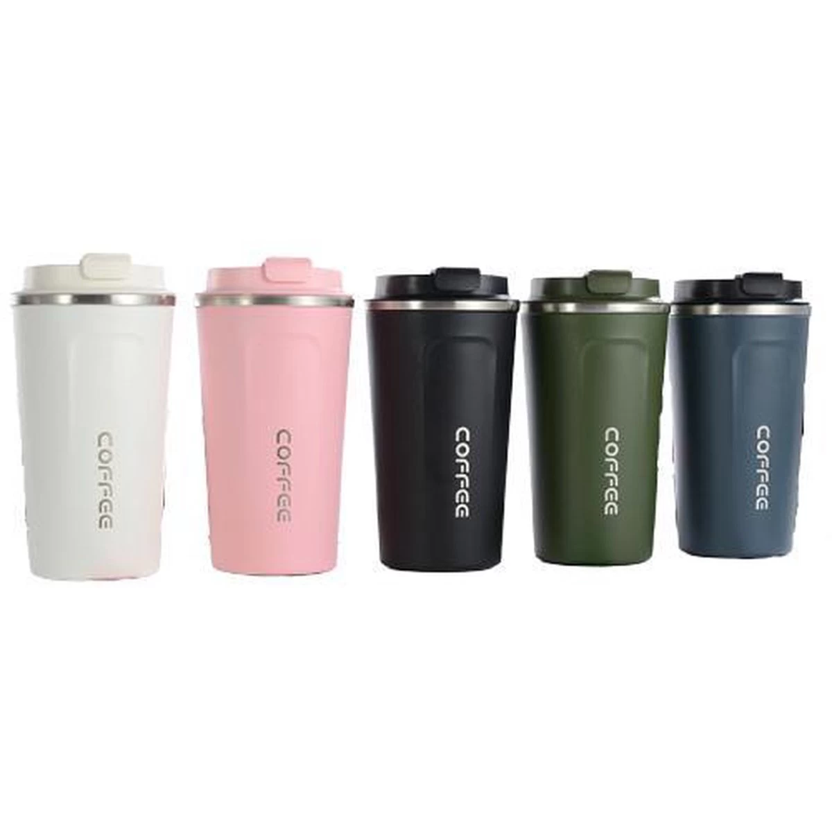 Koffiebeker To Go | Lekvrije Thermosbeker | Thermosfles | RVS Reisbeker | Dubbelwandige Travel Mug | 380 Ml | Zwart 7 Koffiebeker To Go | Lekvrije Thermosbeker | Thermosfles | RVS Reisbeker | Dubbelwandige Travel Mug | 380 Ml | Zwart - Afbeelding 5