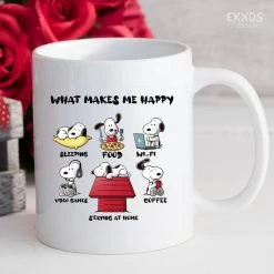 What Makes Snoopy Mok - Peanuts - Grappige Cadeautjes - Valentijn Cadeautje Voor Hem - Valentijn Cadeautje Voor Haar - Moederdag Cadeau - Valentijdag Cadeau - Cadeau Voor Vrouw - Mokken En Bekers - Cadeau Voor Moeder - Mama Cadeau - Koffiemok -Keukenserie Winkel 1200x1200 491