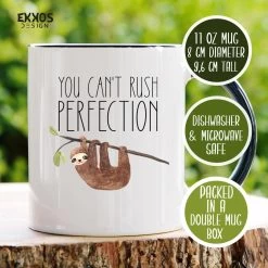 You Cant Rush - Luiaarden - Dieren - Cadeau Voor Vrouw - Koffiemok - Grappige Cadeaus - Cadeau Voor Man - Kado Vrouw - Valentijn Cadeautje Voor Haar - Mokken En Bekers - Verjaardag Cadeau - Koffiekopjes - Mok Met Tekst -Keukenserie Winkel 1200x1200 524