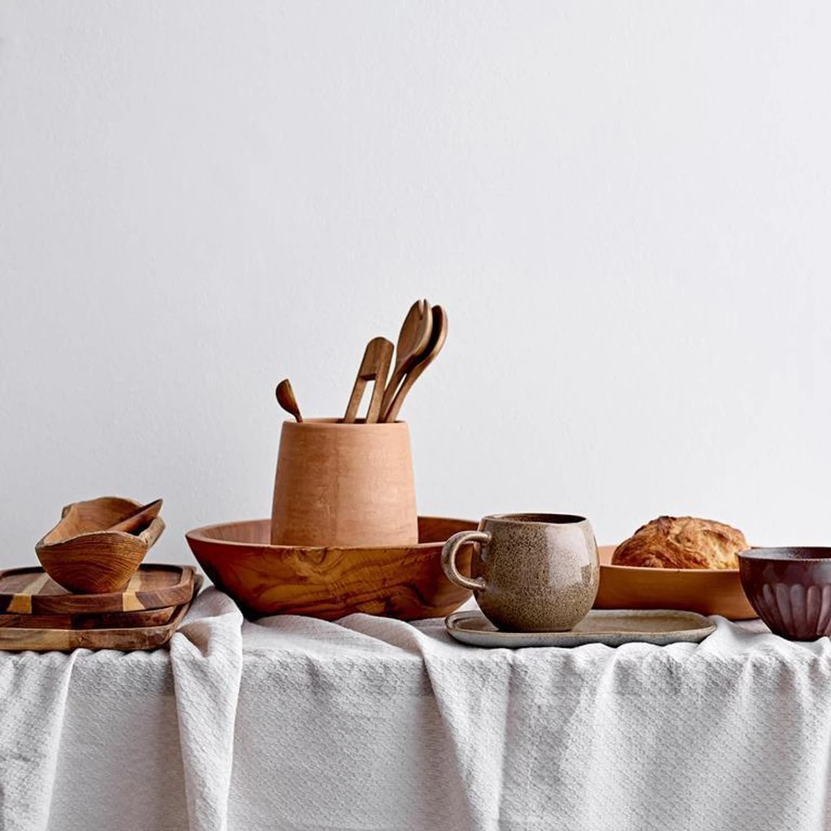 Bloomingville Addison Mokken - Aardewerk - Set Van 3 7 Bloomingville Addison Mokken - Aardewerk - Set Van 3 - Afbeelding 5