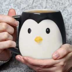 Balvi Drinkbeker Penguin Pingo Zwart Keramiek -Keukenserie Winkel 1200x1200 540