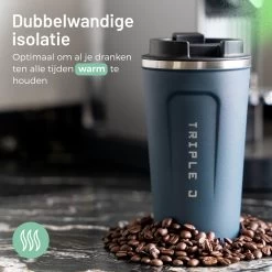 Triple J® Koffiebeker To Go - Thermosbeker - BPA & Lekvrij - 510ml - Blauw 13 Triple J® Koffiebeker To Go - Thermosbeker - BPA & Lekvrij - 510ml - Blauw -Keukenserie Winkel 1200x1200 55