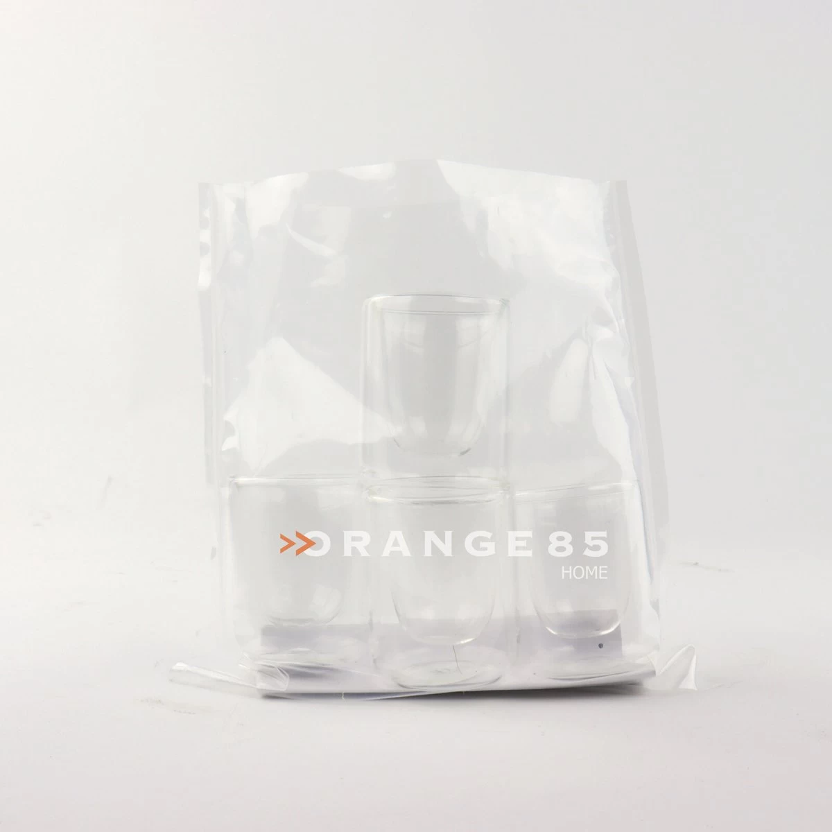 Orange85 Espresso Glazen - Set Van 4 - Kopjes - Dubbelwandig - Glas - 80ml - 5.5 X 7.5 Cm - Koffiekopjes 5 Orange85 Espresso Glazen - Set Van 4 - Kopjes - Dubbelwandig - Glas - 80ml - 5.5 X 7.5 Cm - Koffiekopjes - Afbeelding 3