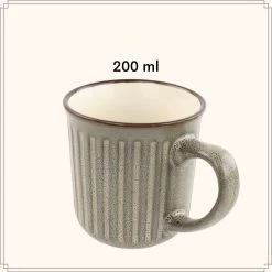 OTIX Koffiekopjes - Met Oor - Set Van 4 - Aardewerk - 200 Ml -Keukenserie Winkel 1200x1200 604