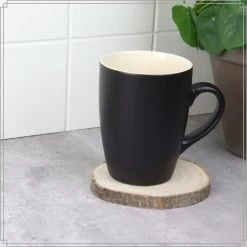 OTIX Koffiekopjes - Met Oor - Set Van 6 - Theekoppen - 340ml - Zwart - Keramiek -Keukenserie Winkel 1200x1200 607